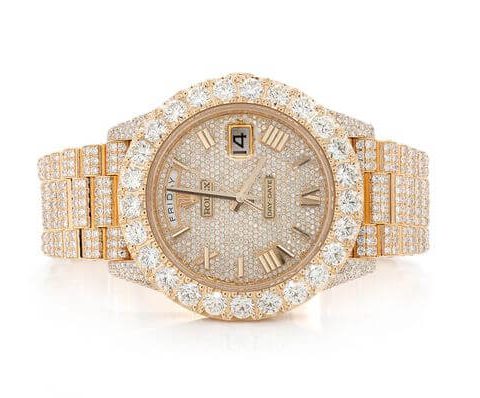 iced out rolex day-date