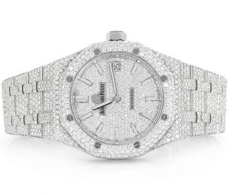 full iced out silver