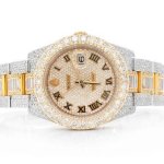 iced out moissanite watch