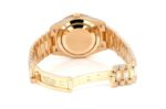 ROLEX DAY-DATE 40MM YELLOW AUTOMATIC STAINLESS STEEL WATCH FULL ICED MOISSANITE 19.50CT