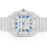 cartier iced out bust down