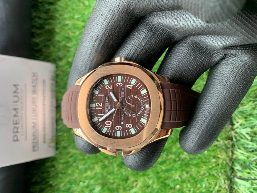 patek aquanaut brown dial