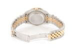 ROLEX WITH DIAMONDS 36MM TWO-TONE BLACK DIAL MOISSANITE 14.60CT