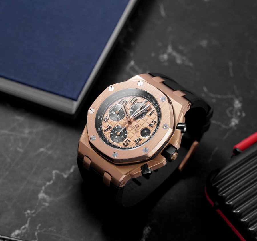 ap royal oak offshore rose gold chronograph