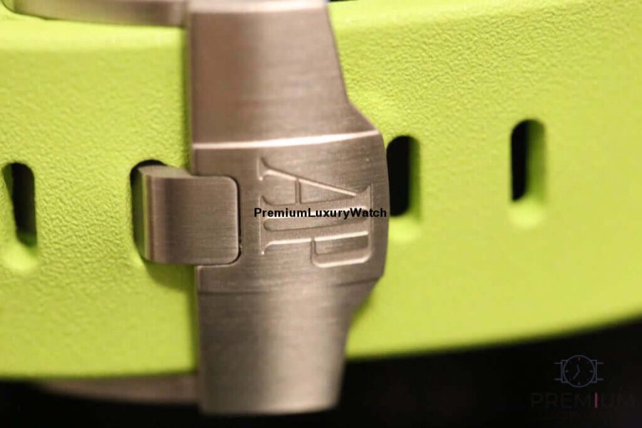 AP Royal Oak Offshore Green Dial 42mm Diver Chronograph Watch 15710ST.OO.A038CA.01