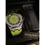 ap royal oak offshore green dial