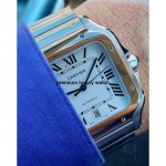 cartier santos yellow gold