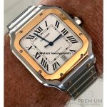 cartier santos roman dial
