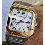 cartier santos yellow gold