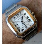 cartier santos roman dial