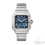 cartier santos blue dial