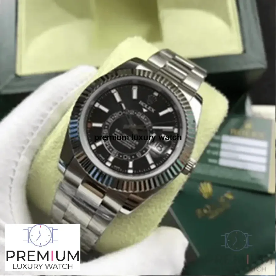 rolex sky dweller black