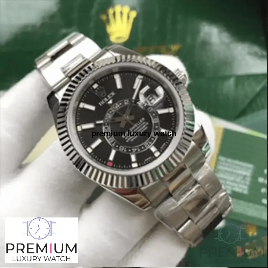 rolex sky dweller stainless steel