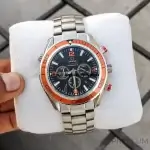 omega seamaster planet ocean deep black
