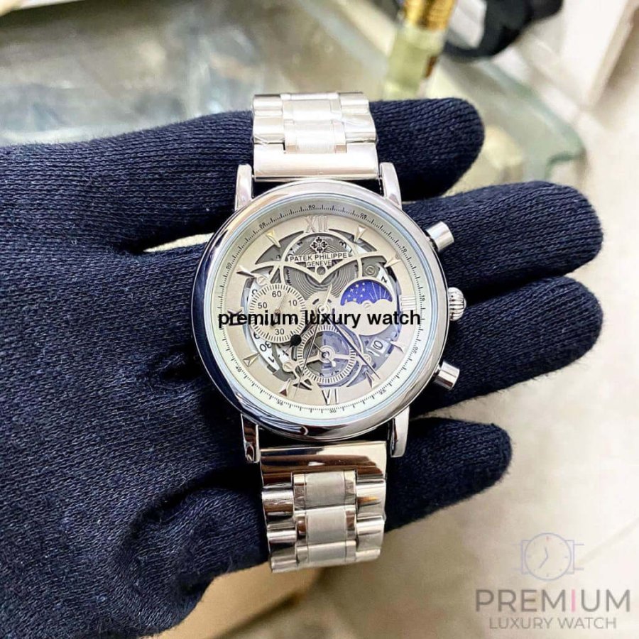 patek philippe silver steel