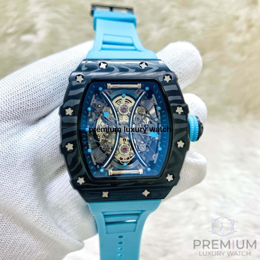 Richard Mille Rubber Watch | RM53-01 Blue & Black Watch