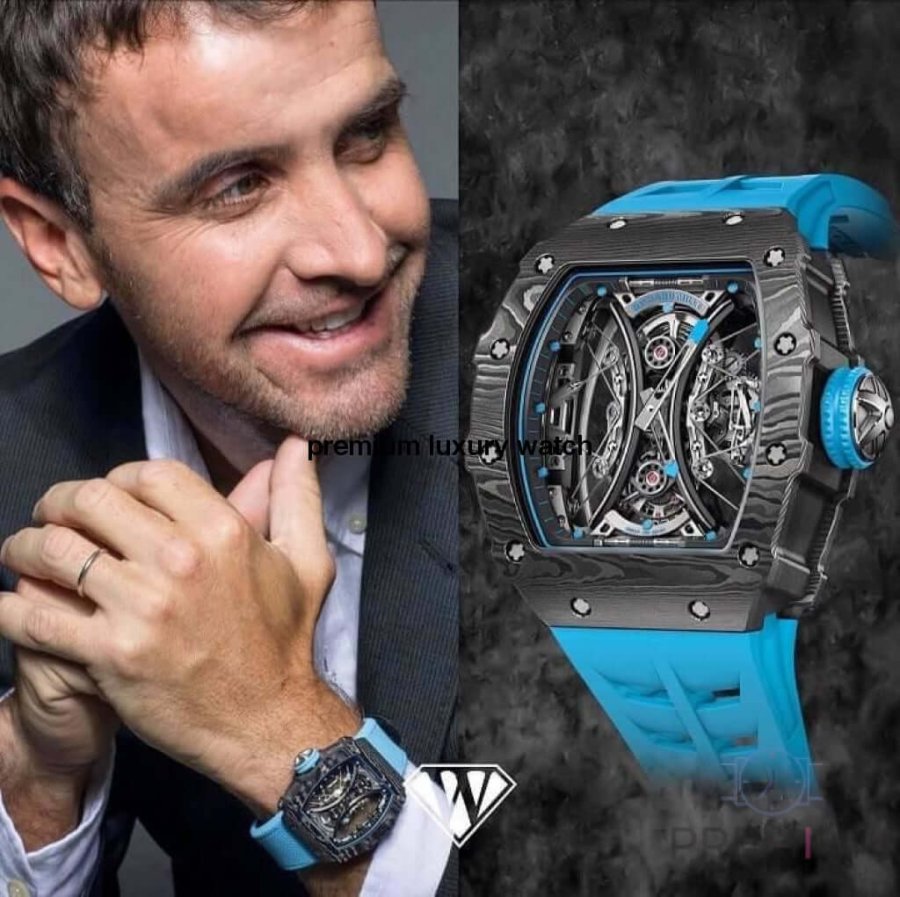Richard Mille Rubber Watch | RM53-01 Blue & Black Watch