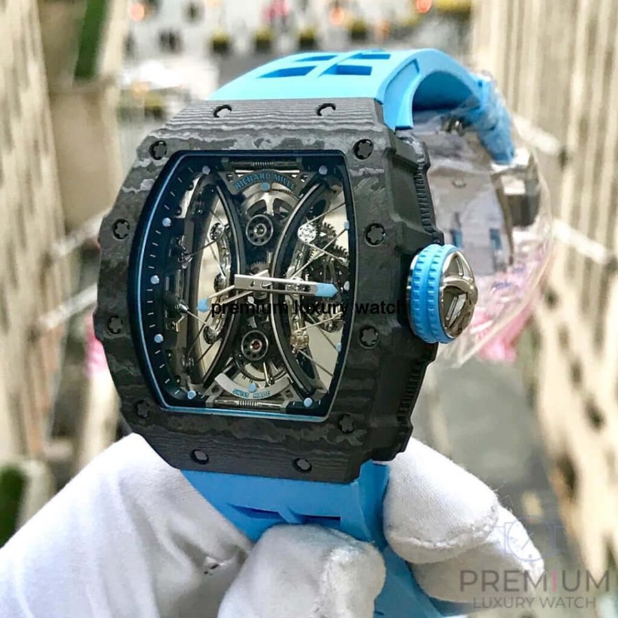 Richard Mille Rubber Watch | RM53-01 Blue & Black Watch
