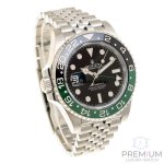 Rolex GMT Green Stainless Steel Black Dial & Green/Black Ceramic Bezel Jubilee Bracelet 126720VTNR