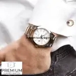 Datejust Smooth Bezel | Rolex 41mm Yellow Gold/Steel White Index Dial | Oyster Bracelet 126303