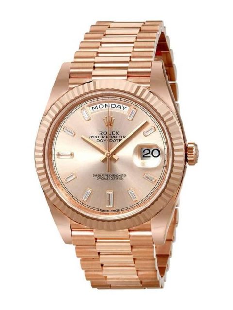 rolex day-date 40 rose gold