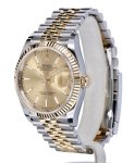 Rolex Datejust Two Tone Jubilee Bracelet 41MM Yellow Gold Champagne Dial
