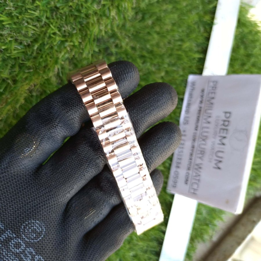 rolex day-date brown dial