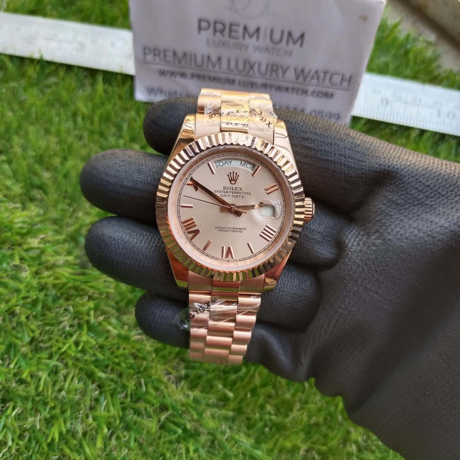 rolex day-date 40 everose gold