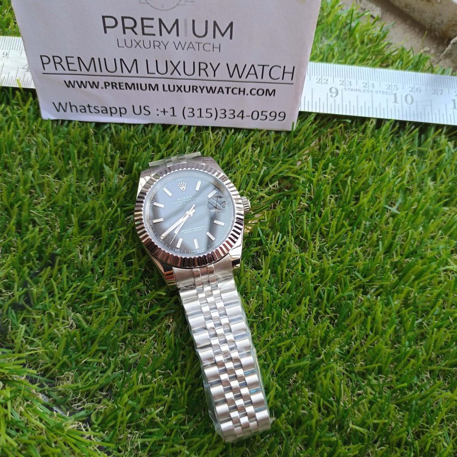 rolex datejust black dial