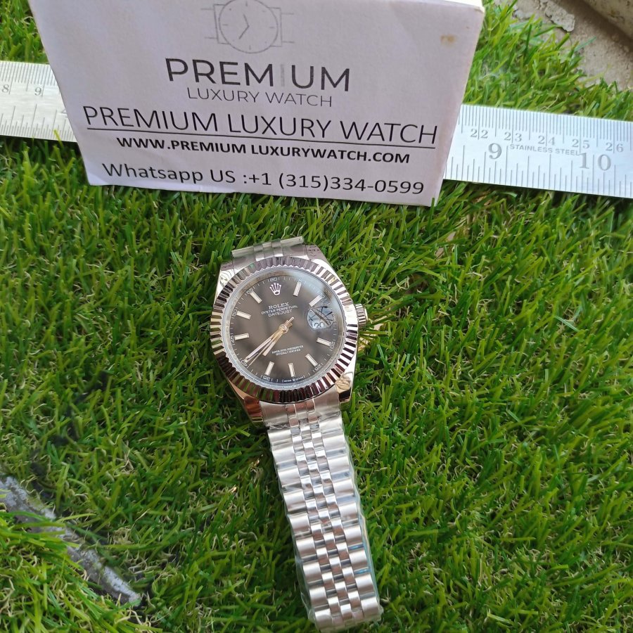 rolex datejust black dial 41mm
