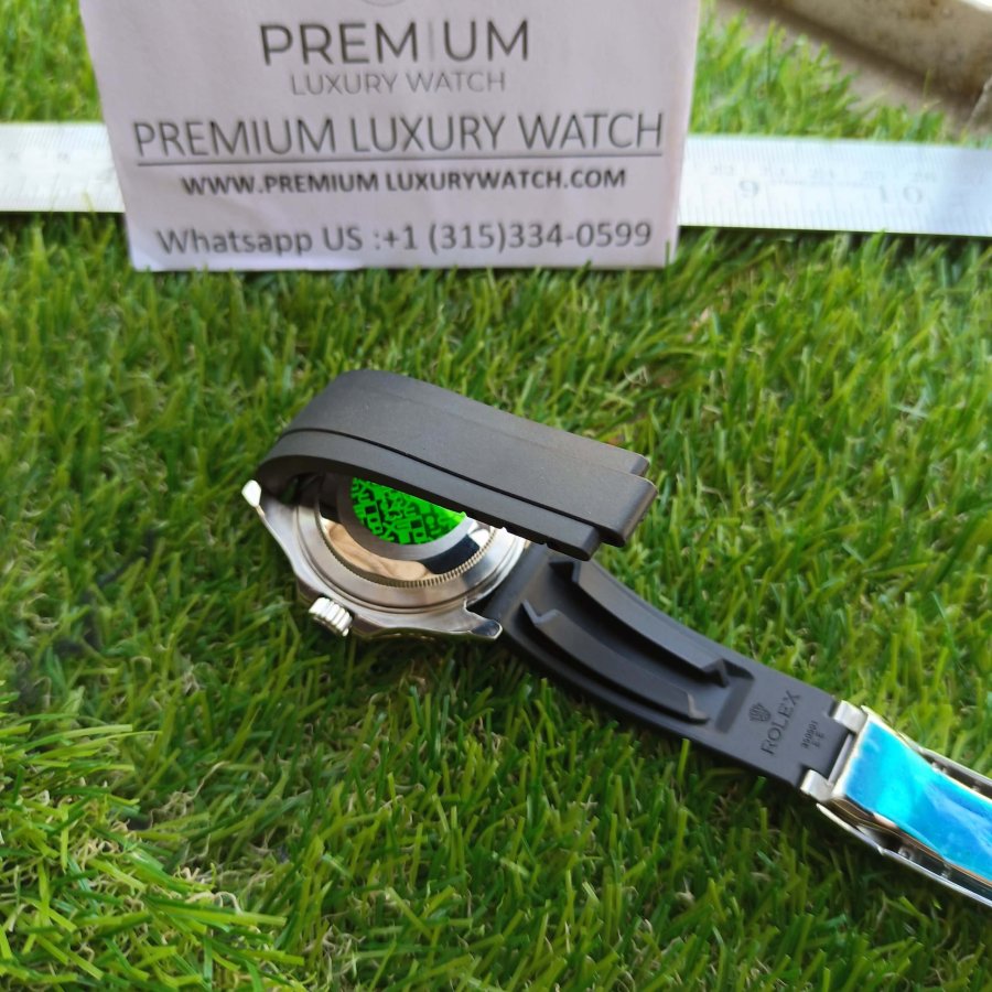 rolex yacht-master black rubber strap