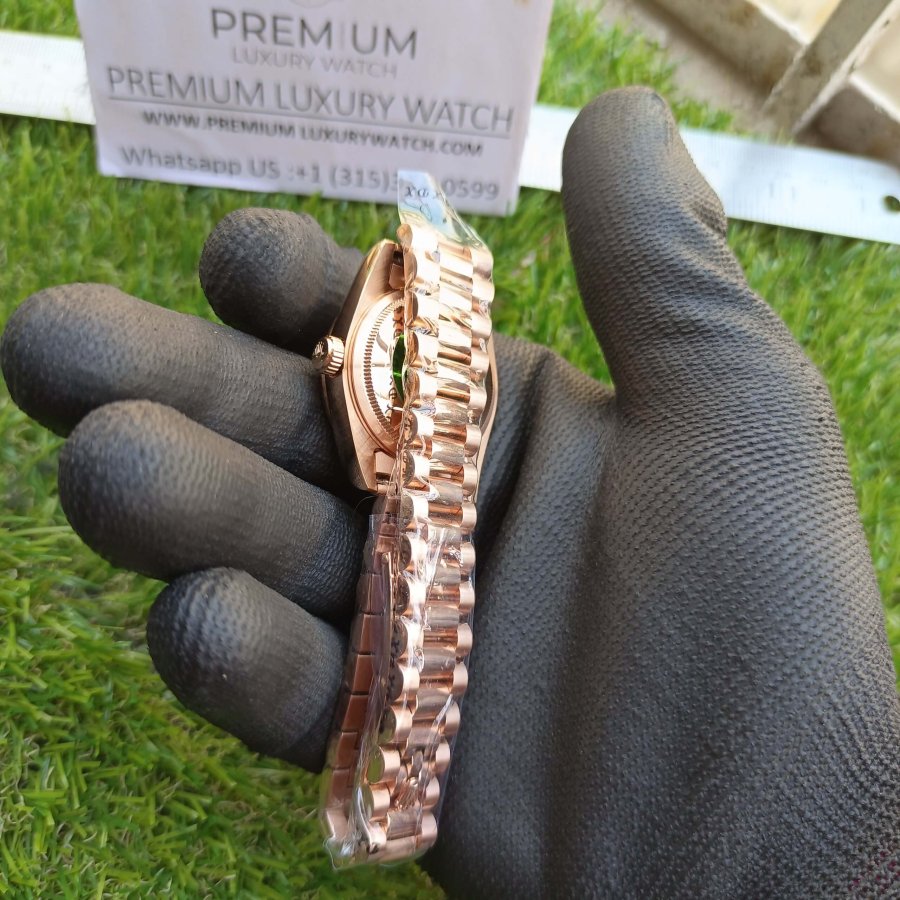 rolex rose gold datejust 31