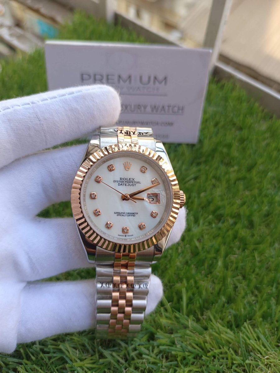 rolex datejust 41 blue dial jubilee fluted bezel