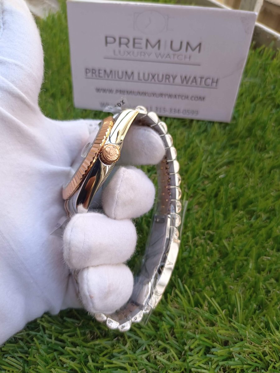 rolex datejust in rose gold