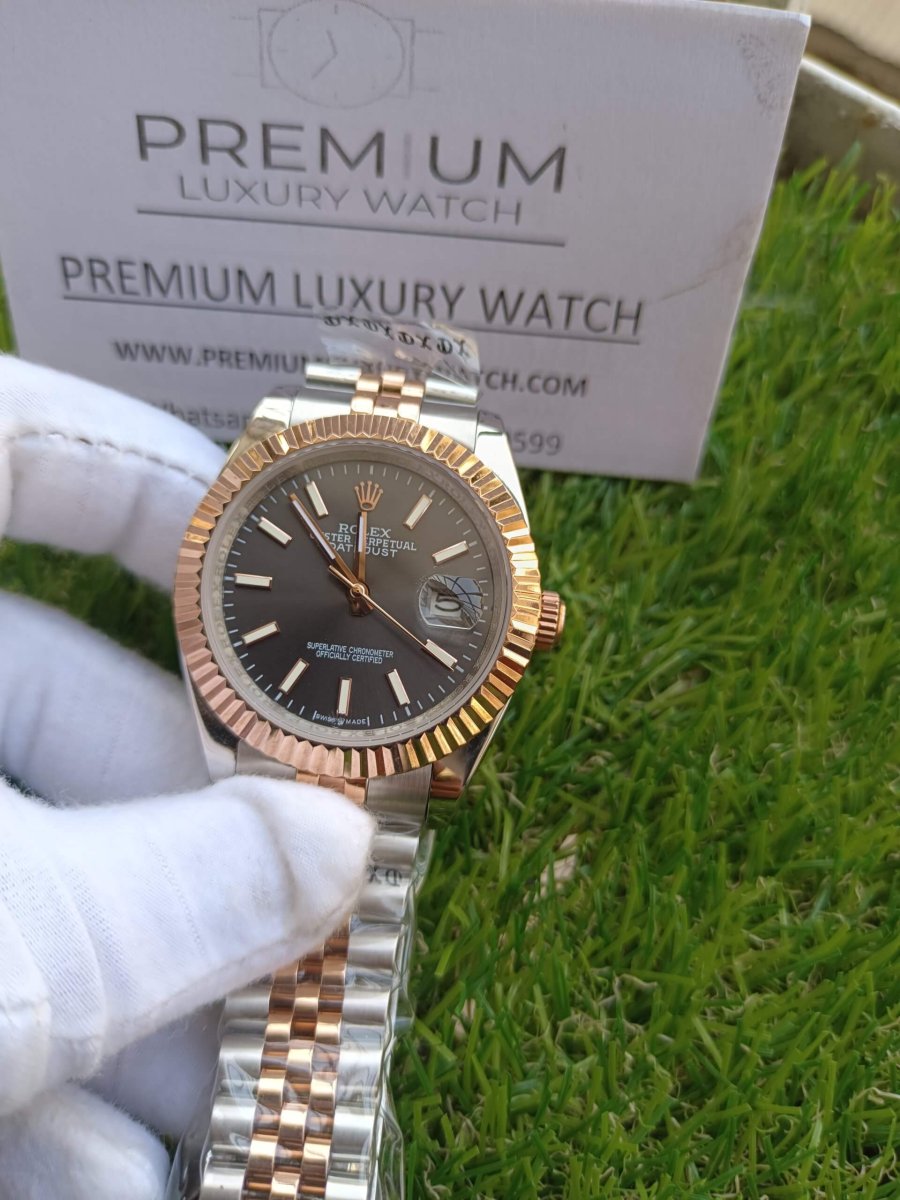 rolex datejust rose gold