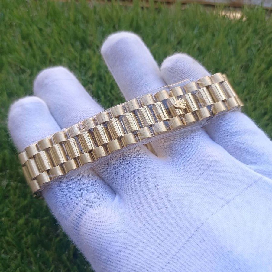 rolex day date green dial rose gold
