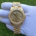 rolex day date ii diamond bezel