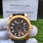 Rolex sky-Dweller Automatic Rose Gold with a Black Dial Men's Watch 326235