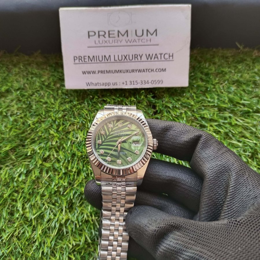rolex datejust green dial 36mm