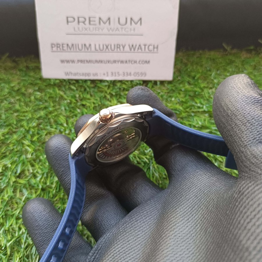 omega seamaster blue strap