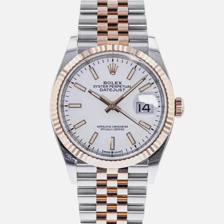 rolex oyster perpetual white dial