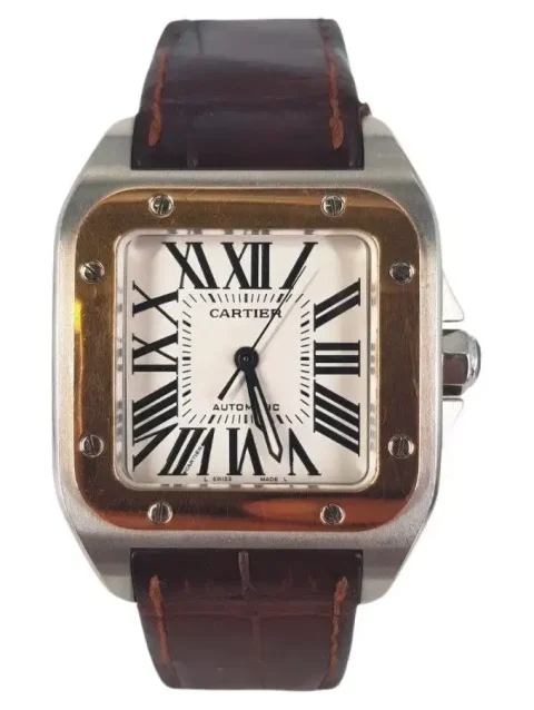 cartier santos rose gold