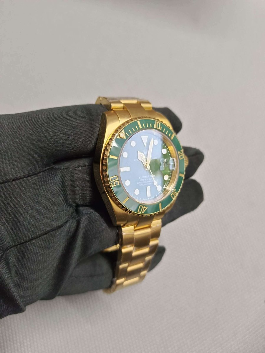 rolex submariner green watch