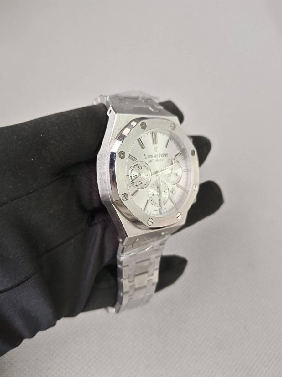 audemars piguet royal oak white dial