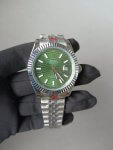 Rolex Datejust 41 Green dial jubilee Fluted bezel
