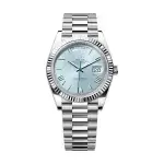 rolex day date platinum ice blue
